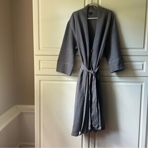 Natori Robe Heathered grey nwt xl
